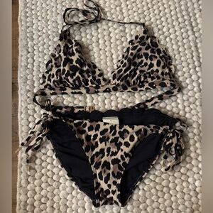 Kate Spade Leopard Print Bikini Set